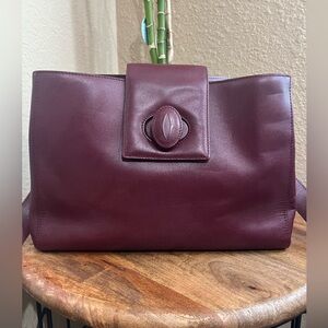 CARTIER BORDEUX LEATHER SHOULDER BAG